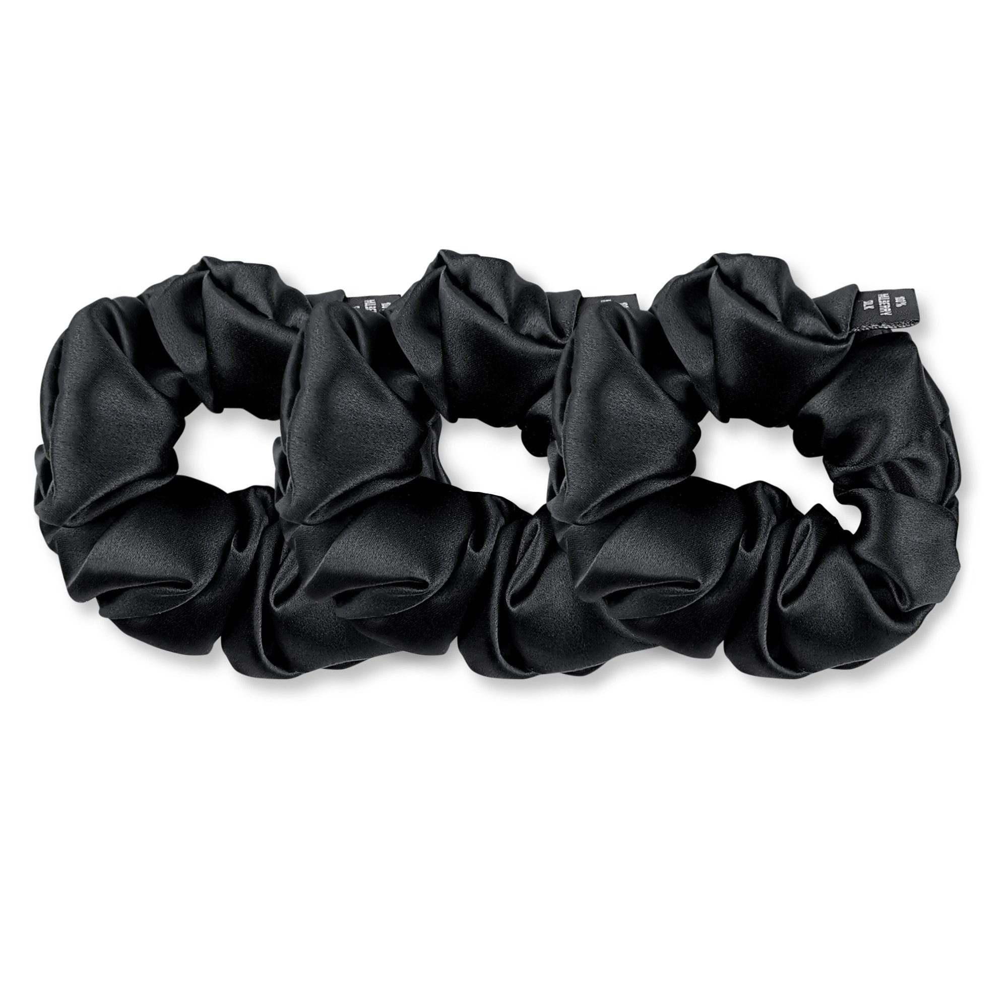 AILORIA Haargummi DOUX Set 3 Scrunchies M aus Seide, Luxuriöses Set aus drei Haargummis