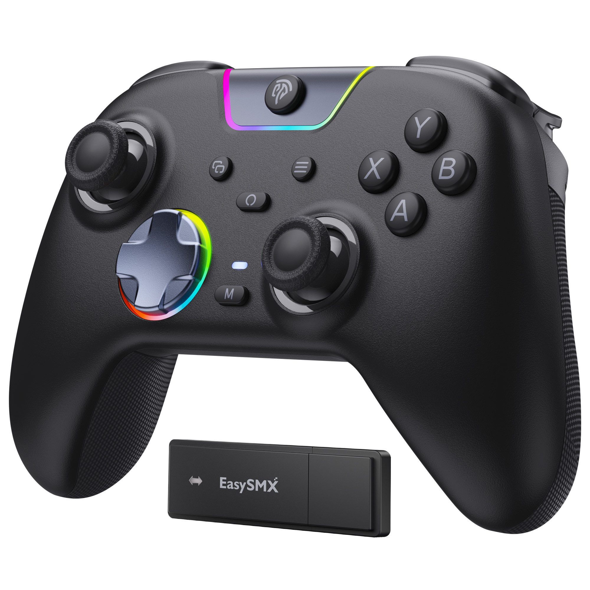 ANYSUN Controller X05Pro Wireless PC-Controller – Leise Tasten, Controller (2-Stufen-Impulstrigger, 2 programmierbare Tasten, Hall-Effekt-Joysticks, Gaming-Controller mit 1000 Hz Abfragerate für PC/Switch/Android/iOS)