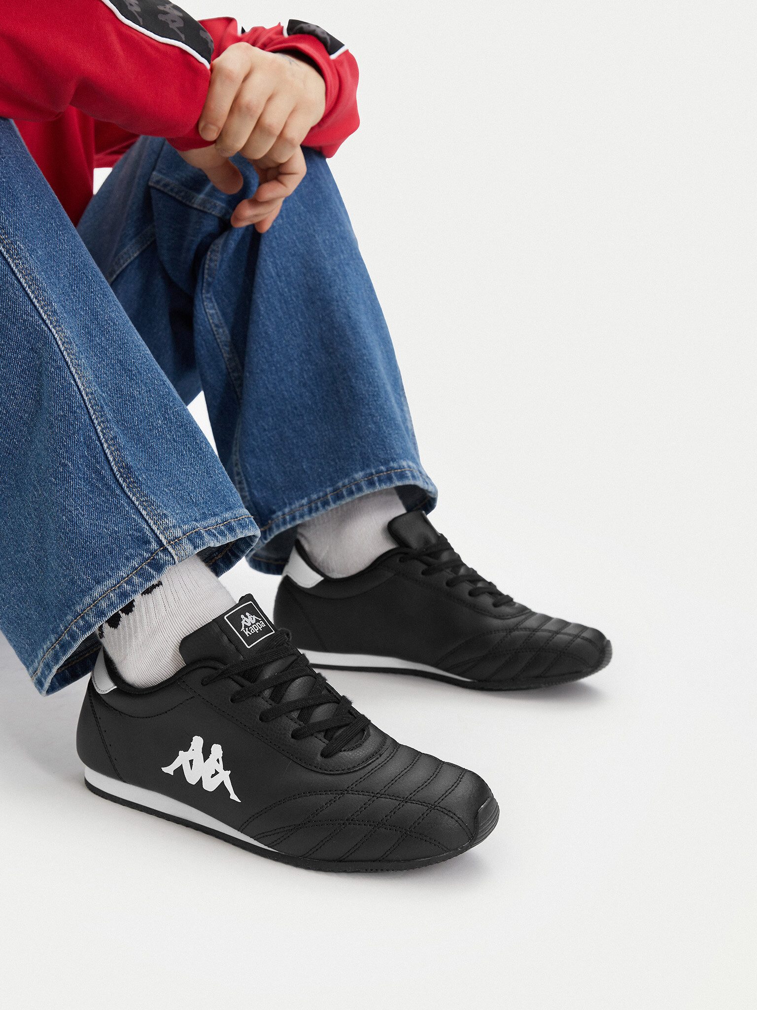 Kappa Kappa Herren-Sneakers Schwarz EO-1491510 Sneaker