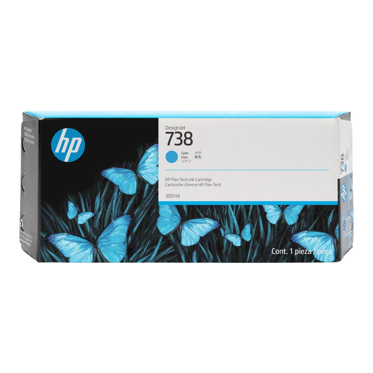 HP No. 738 Tintenpatrone cyan Tintenpatrone
