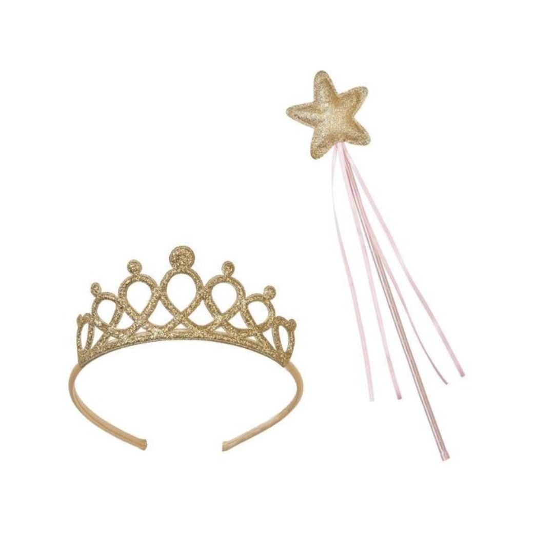 Feen-Kostüm Zauberstab und Tiara Set Krone für Verkleidung oder Rollenspiel
