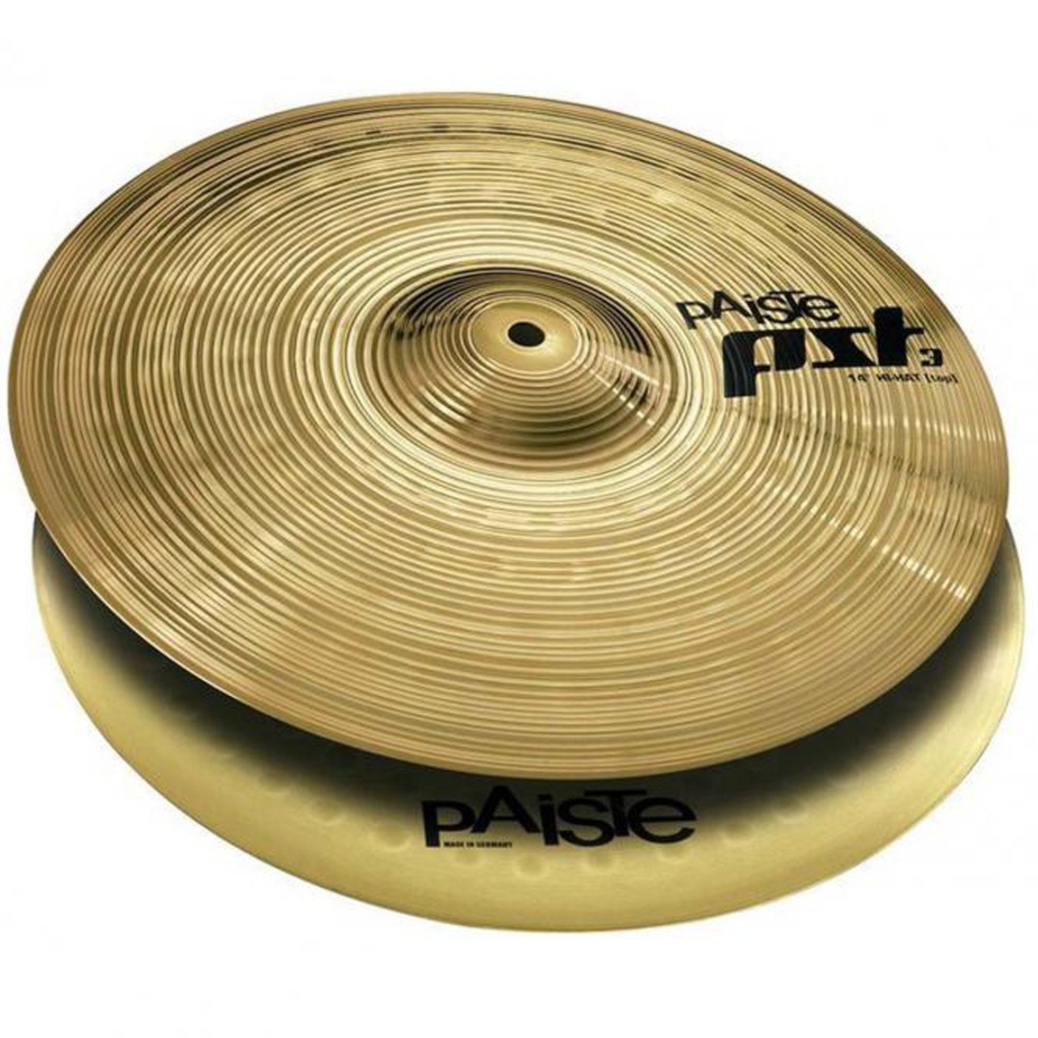 Paiste Schlagzeug Paiste PST3 Hi Hat 14 mit HiHat Maschine LHD-25.2, vielseitig
