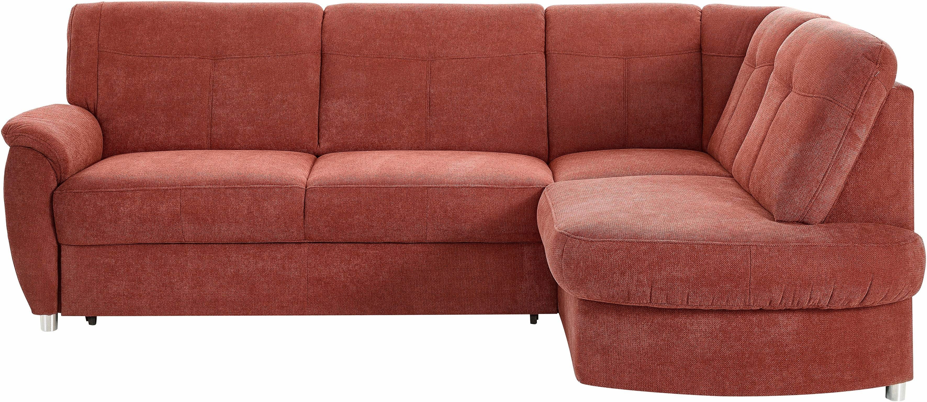 sit&more Ecksofa Sonoma L-Form, wahlweise mit Bettfunktion und Bettkasten