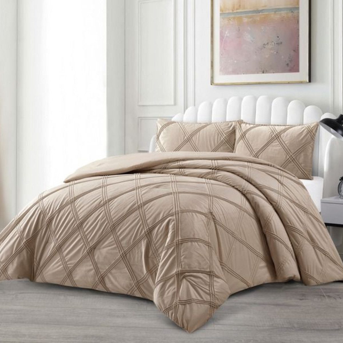 alesvelt Tagesdecke Set Lara Überwurf Decke 3-Teilig 240 x 250 cm 2-Persone günstig online kaufen