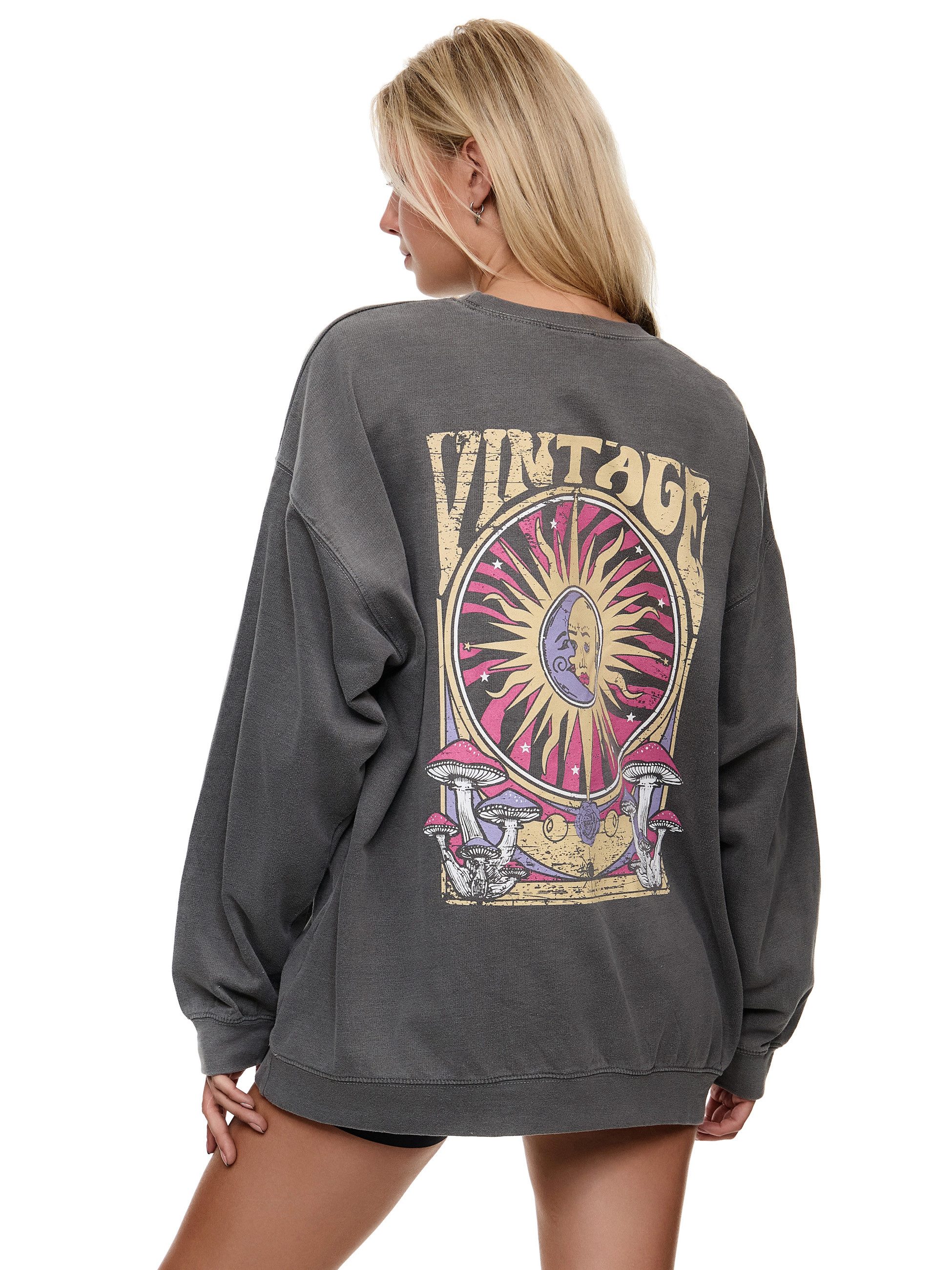 Worldclassca Sweatshirt Worldclassca Oversized Sweatshirt VINTAGE günstig online kaufen