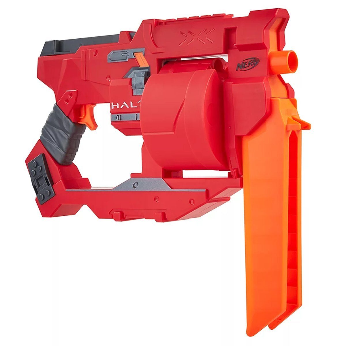 Hasbro Kostüm NERF Halo Mangler, Von Halo Infinite inspirierter Blaster mit Rotationstrommel