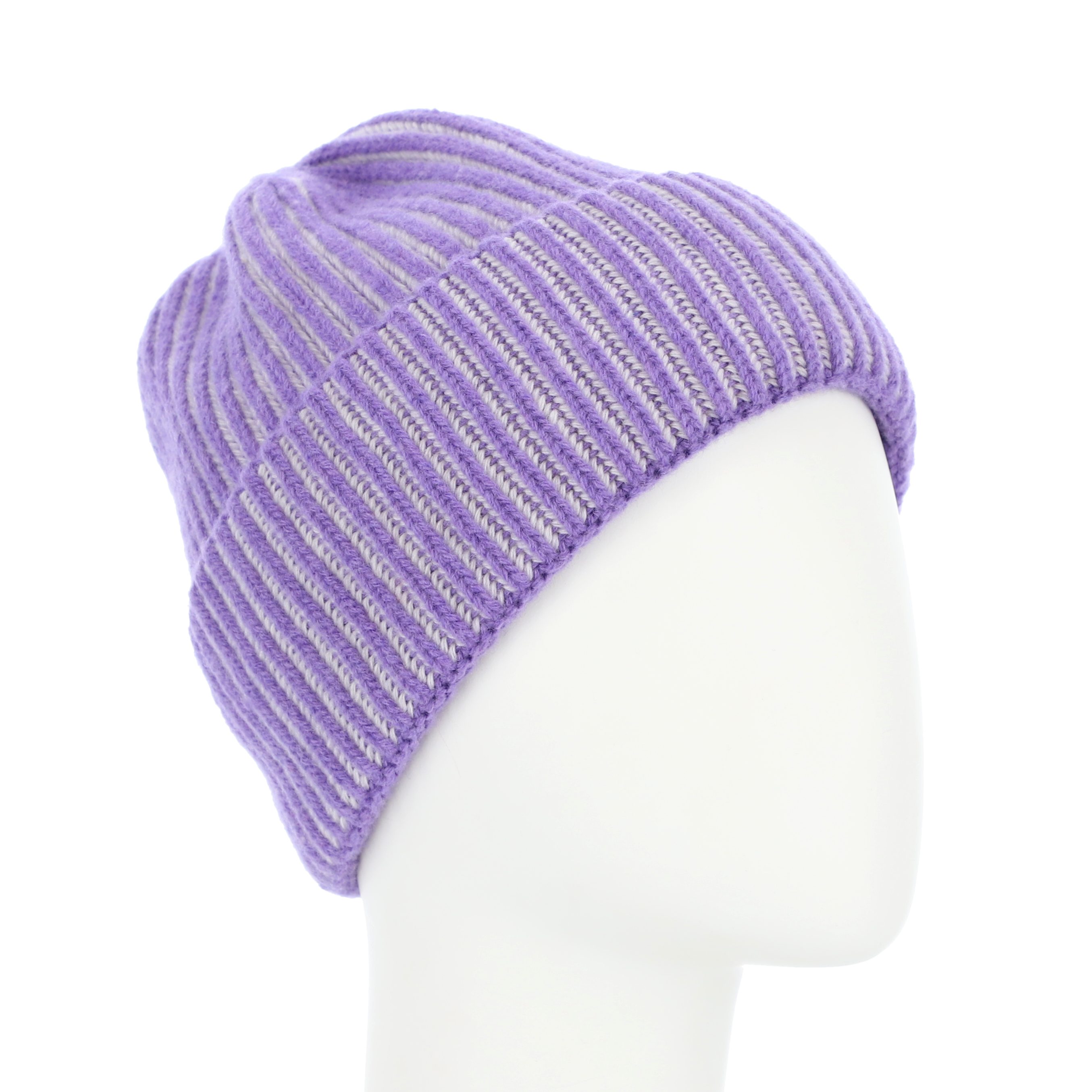 halsüberkopf Accessoires Strickmütze mit 2-farbiger Rippe günstig online kaufen