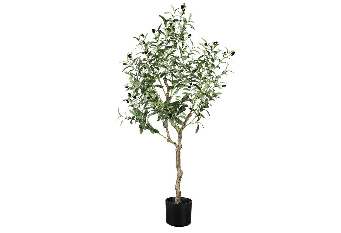 Kunstpflanze Olivenbaum Künstliche Pflanzen Höhe 120cm/150cm/170cm/180cm/210cm Olivenbaum, NAIMP, Höhe 120 cm