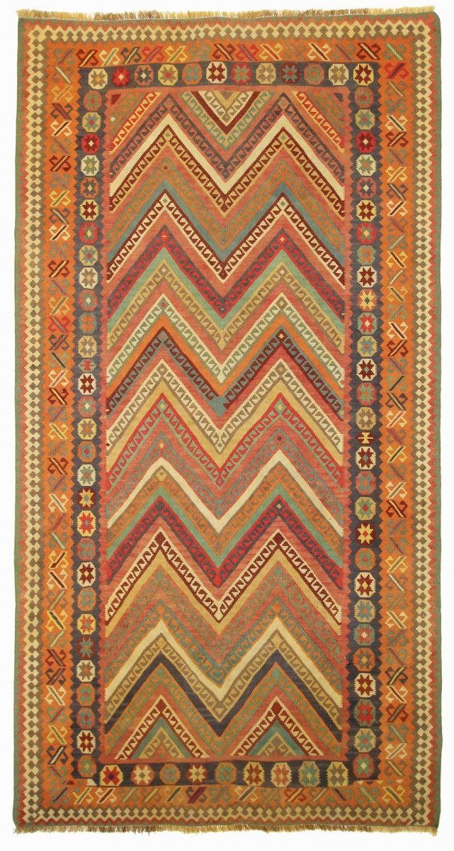 Orientteppich Kelim Fars Old Style 157x294 Handgewebter Orientteppich, Nain Trading, rechteckig, Höhe: 4 mm