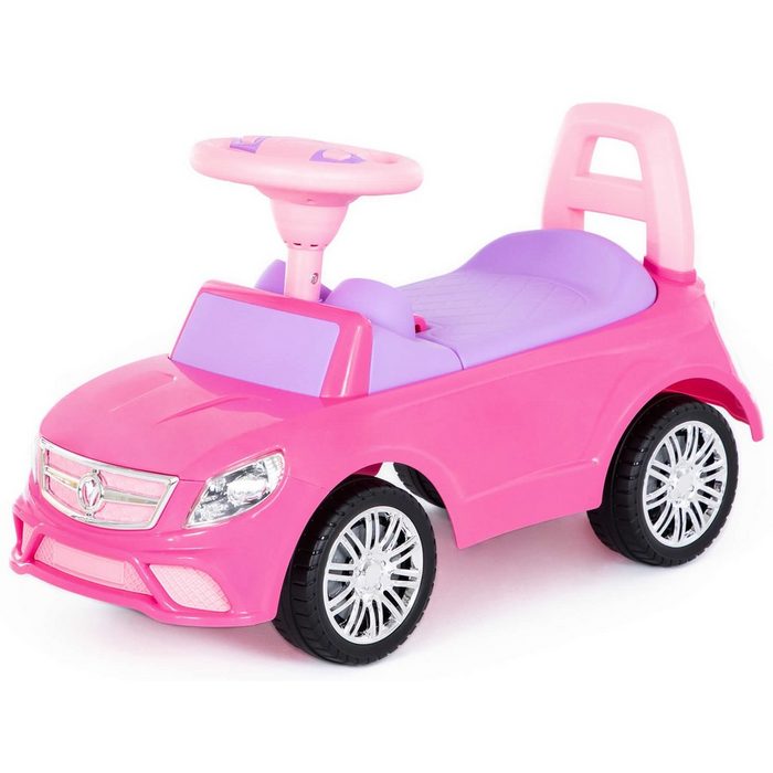 Polesie Rutscherauto Rutscherfahrzeug pink Super Car Nr.3 mit Sound