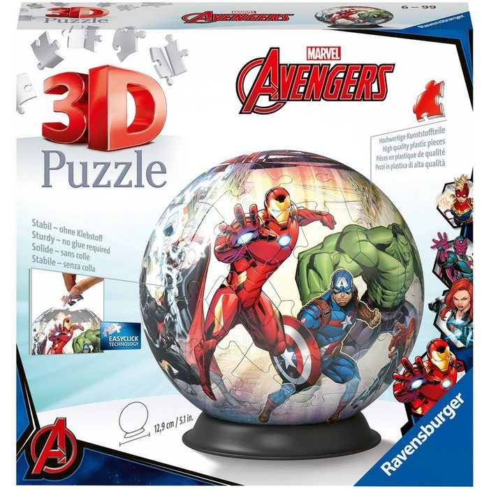 Ravensburger 3D-Puzzle »Marvel Avengers« 72 Puzzleteile Made in Europe FSC® - schützt Wald - weltweit