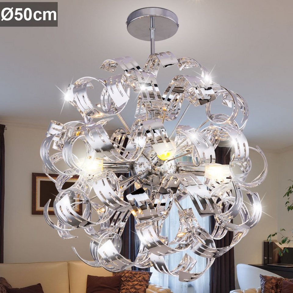 Design Decken Lampe Schlaf Gäste Zimmer Beleuchtung Chrom Behang Leuchte WOFI Design Decken Lampe Schlaf Gäste Zimmer Beleuchtung Chrom Behang Leuchte WOFI