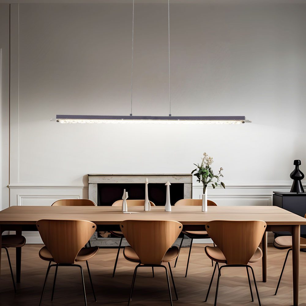 Esto LED-Hängeleuchte, LED-Leuchtmittel fest verbaut, Warmweiß, Hängeleuchte Deckenlampe LED Wohnzimmer hängend Pendelleuchte