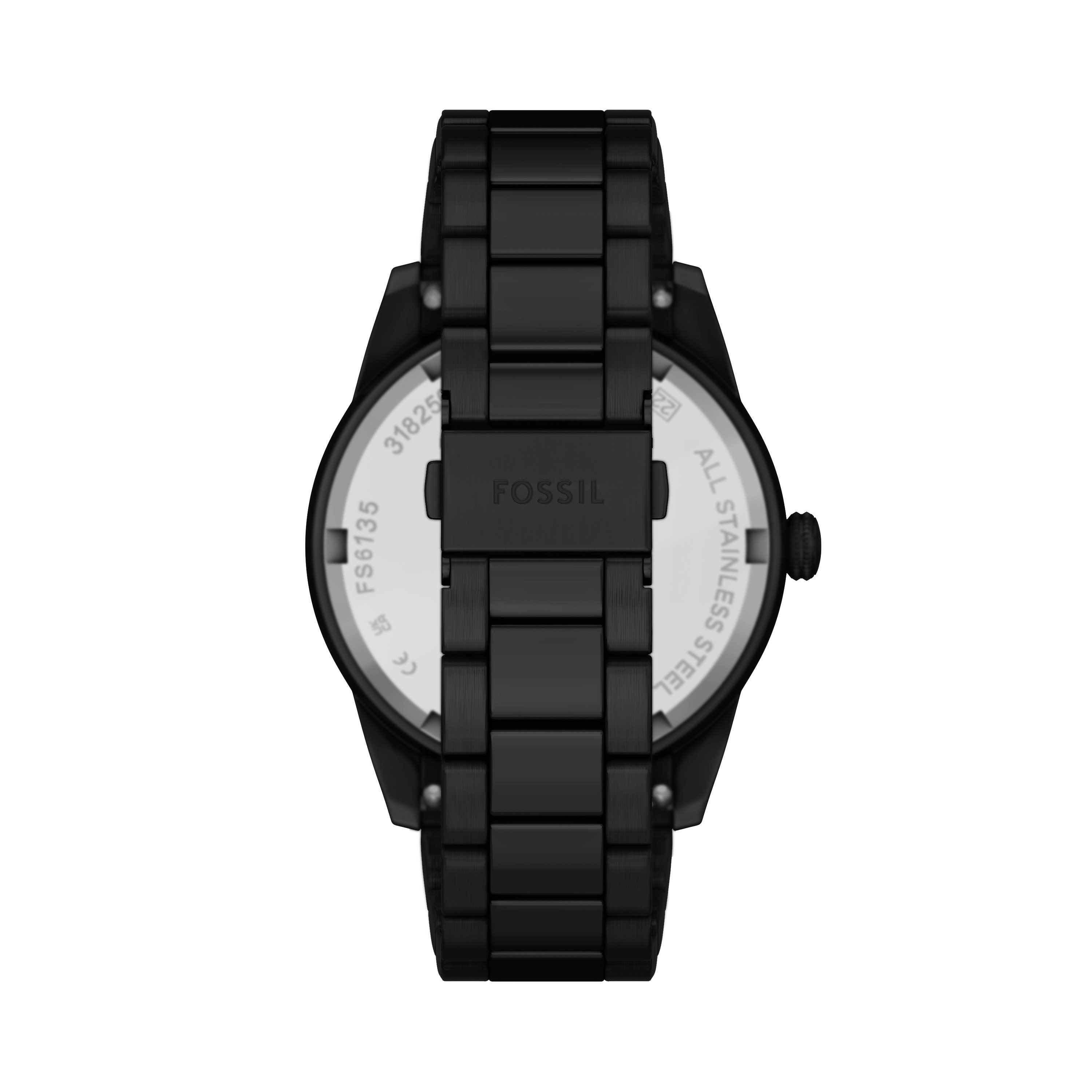 Fossil Quarzuhr PEARSON FS6135, Armbanduhr, Herrenuhr, Edelstahlarmband, analog, Tag, Wochentag