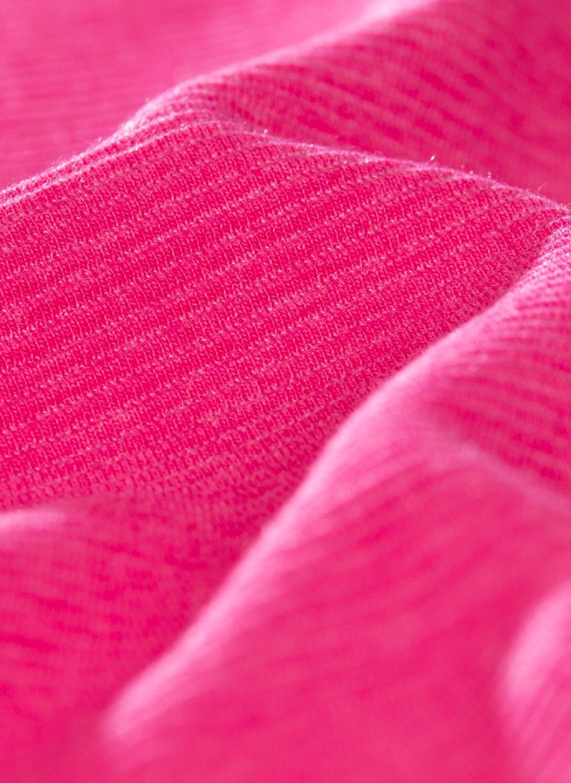 Shirt Sweatshirt Trigema Kristallsteinen kurzen Ärmeln TRIGEMA mit hibiskusblüte-melange mit