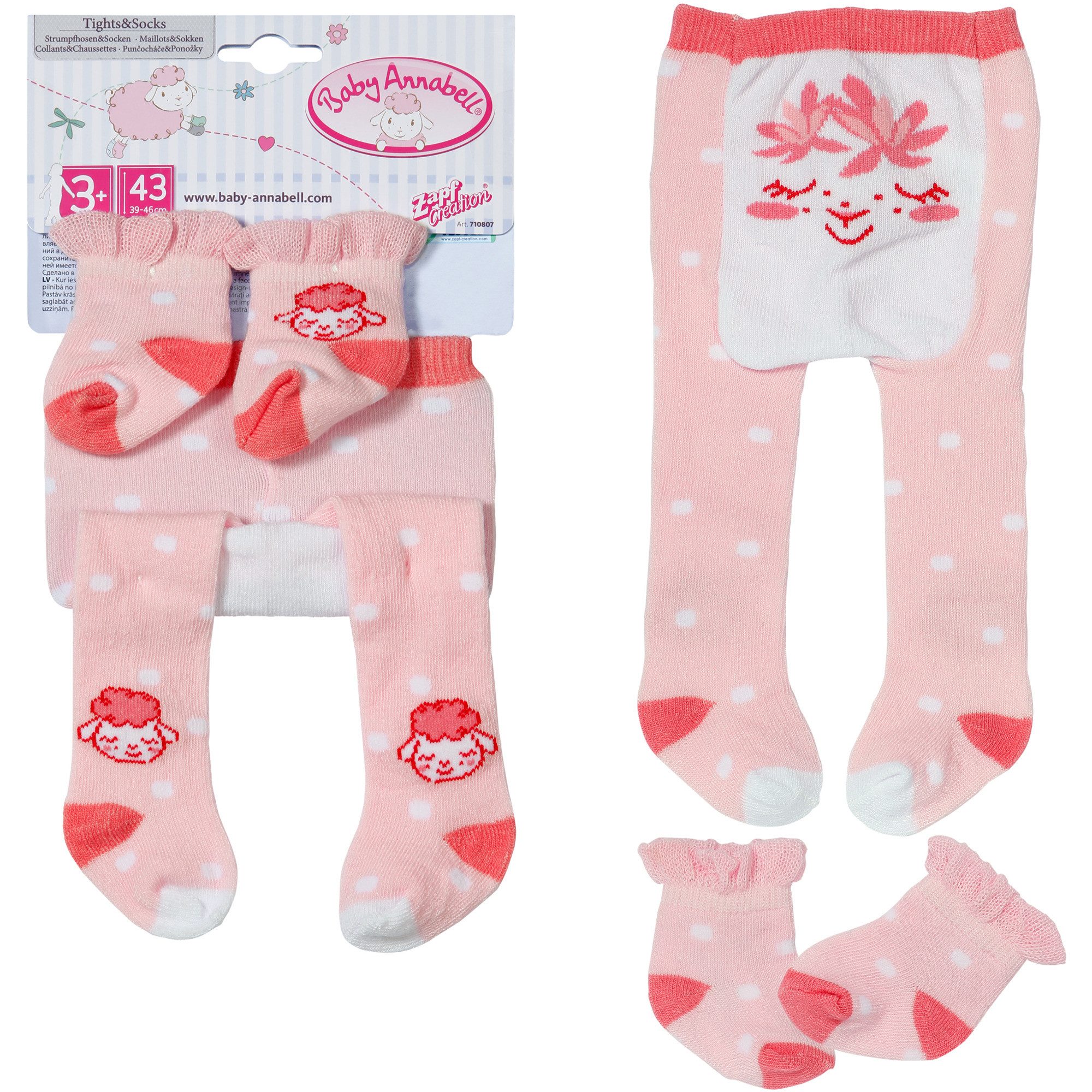 Babypuppe ZAPF Creation Baby Annabell® Strumpfhose & Socken
