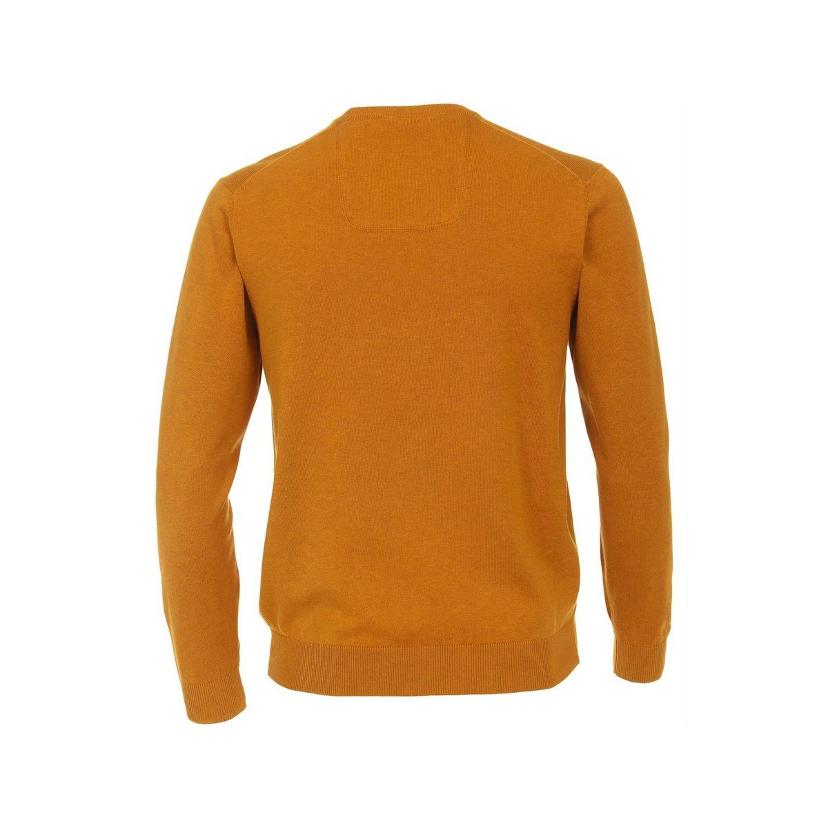 V-Ausschnitt-Pullover (1-tlg) Orange VENTI gelb