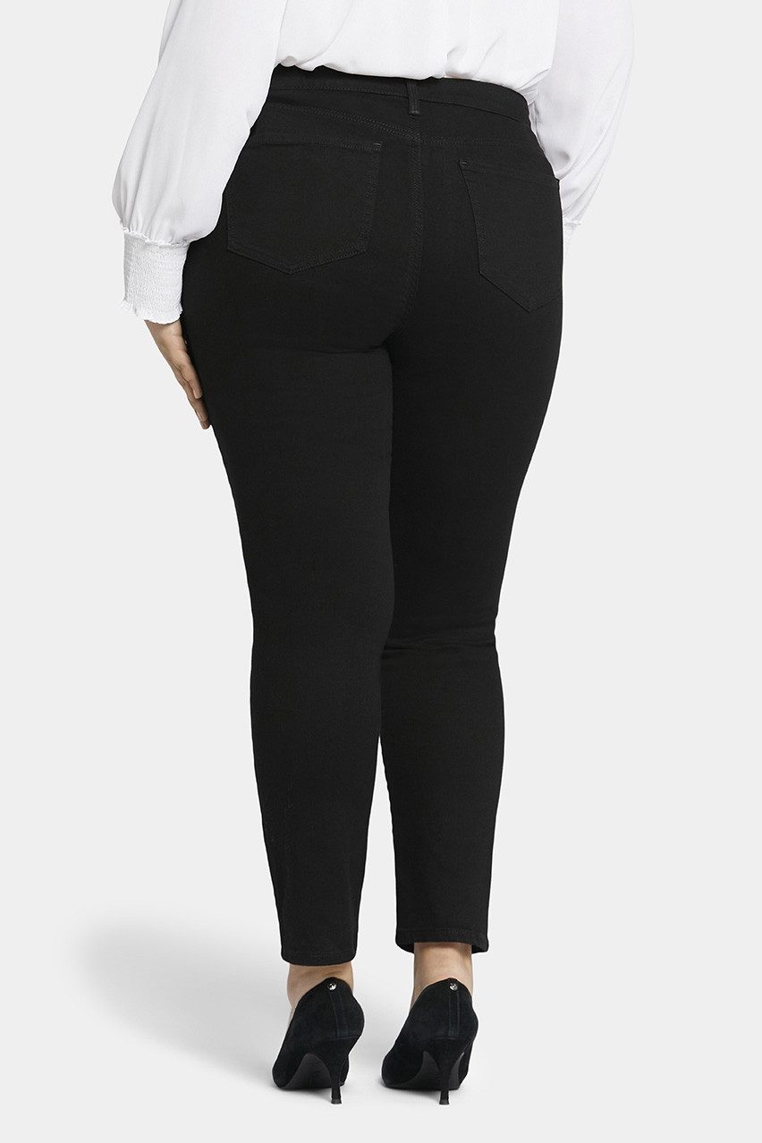 NYDJ Slim-fit-Jeans Sheri Slim Jeans Schwarzem Premium Denim (Plus)