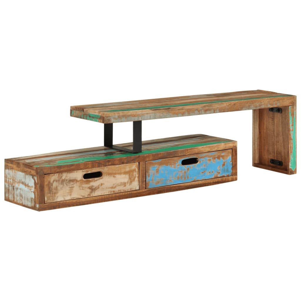 vidaXL TV-Schrank TV-Board Altholz Massiv