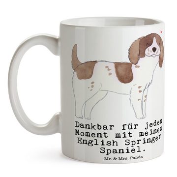 Mr. & Mrs. Panda Tasse English Springer Spaniel Moment - Weiß - Geschenk, Geschenk Tasse, Ti, Keramik, Herzberührende Designs