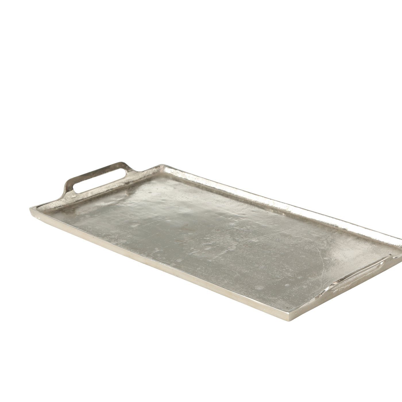 Tablett Tablett Rhys Aluminium, Silber, 47 cm x 21 cm, 5024800