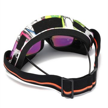 Fivejoy Skibrille Erwachsene Skibrille,coole Sport-Antibeschlag- und Anti-Schneebrille