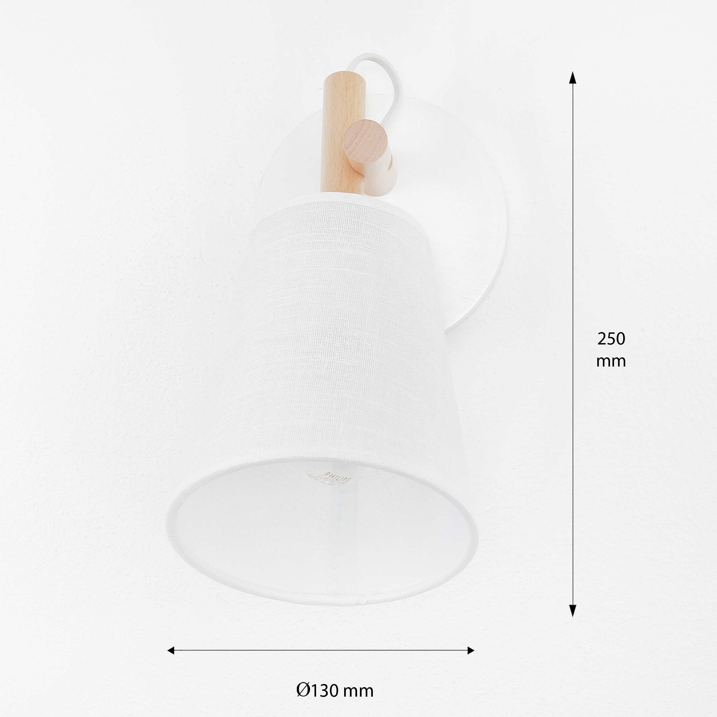 Licht-Erlebnisse Wandleuchte VAIO, ohne Leuchtmittel, Leuchte Design Wandlampe Schlafzimmer Skandinavisches Wohnzimmer