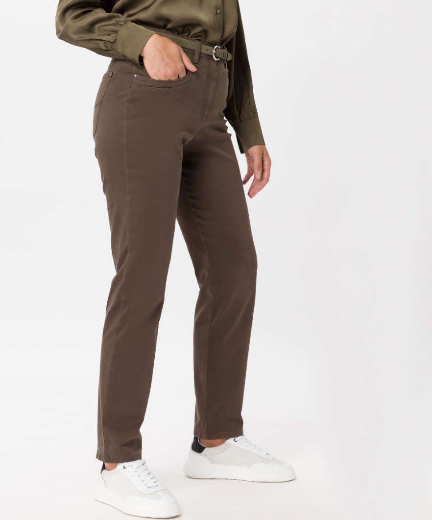 CAREN NEW BRAX 5-Pocket-Hose by RAPHAELA dunkelgrün Style