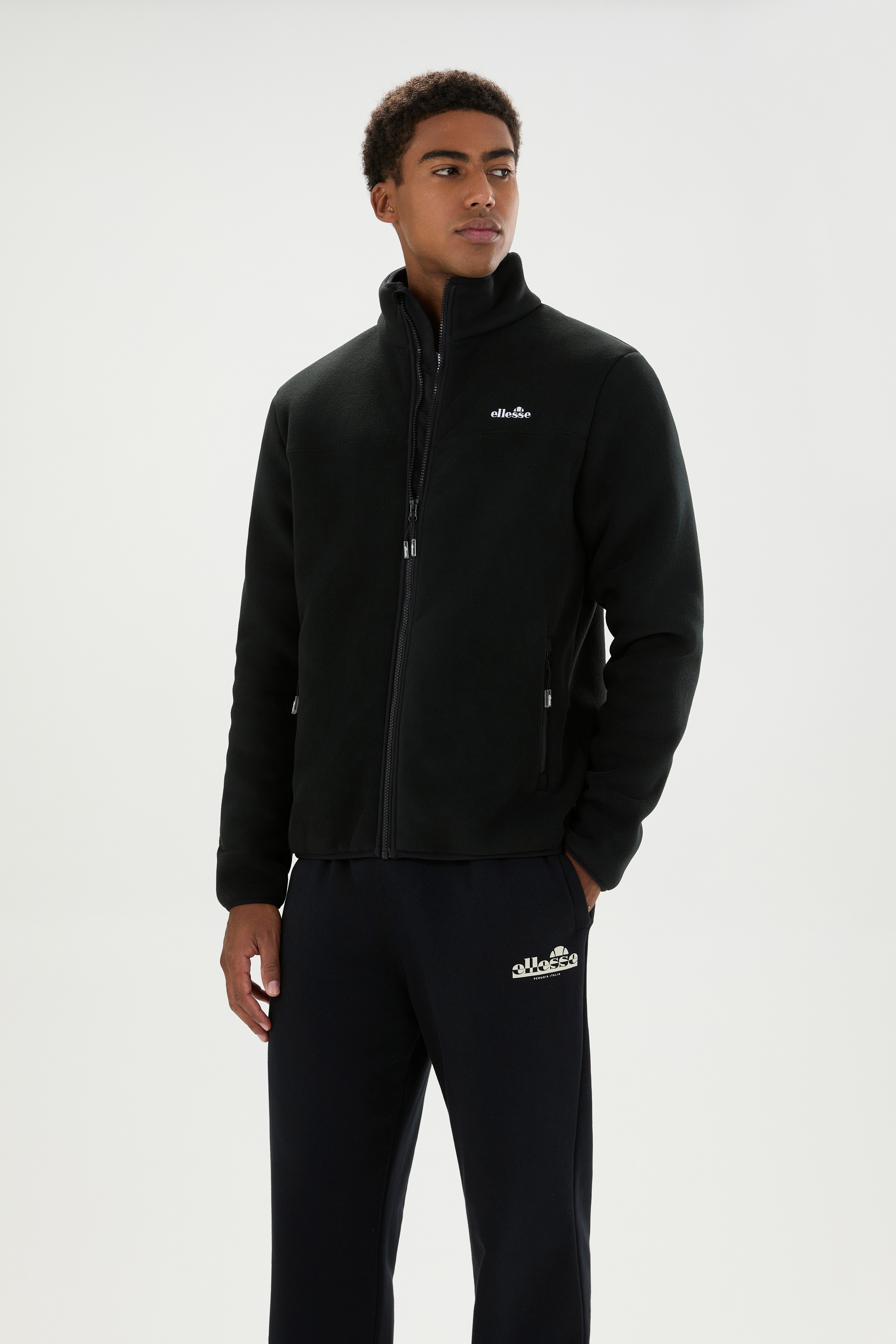 Ellesse Fleecejacke MONTERRAS FZ JACKET für Erwachsene geeignet, mit Reißverschluss, aus Polyester