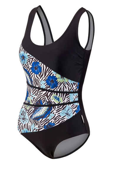 Beco Beermann Badeanzug BECO-Lady-Collection Classic Swimsuit (1-St) mit floralem Print