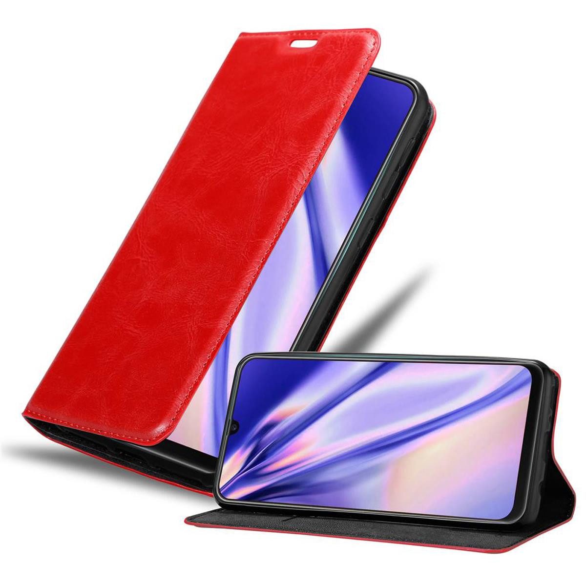Cadorabo Handyhülle für Samsung Galaxy M21 / M30s Hülle Samsung Galaxy M21 / M30s, Hülle Schutzhülle mit Standfunktion, Magnetverschluss und Kartenfach