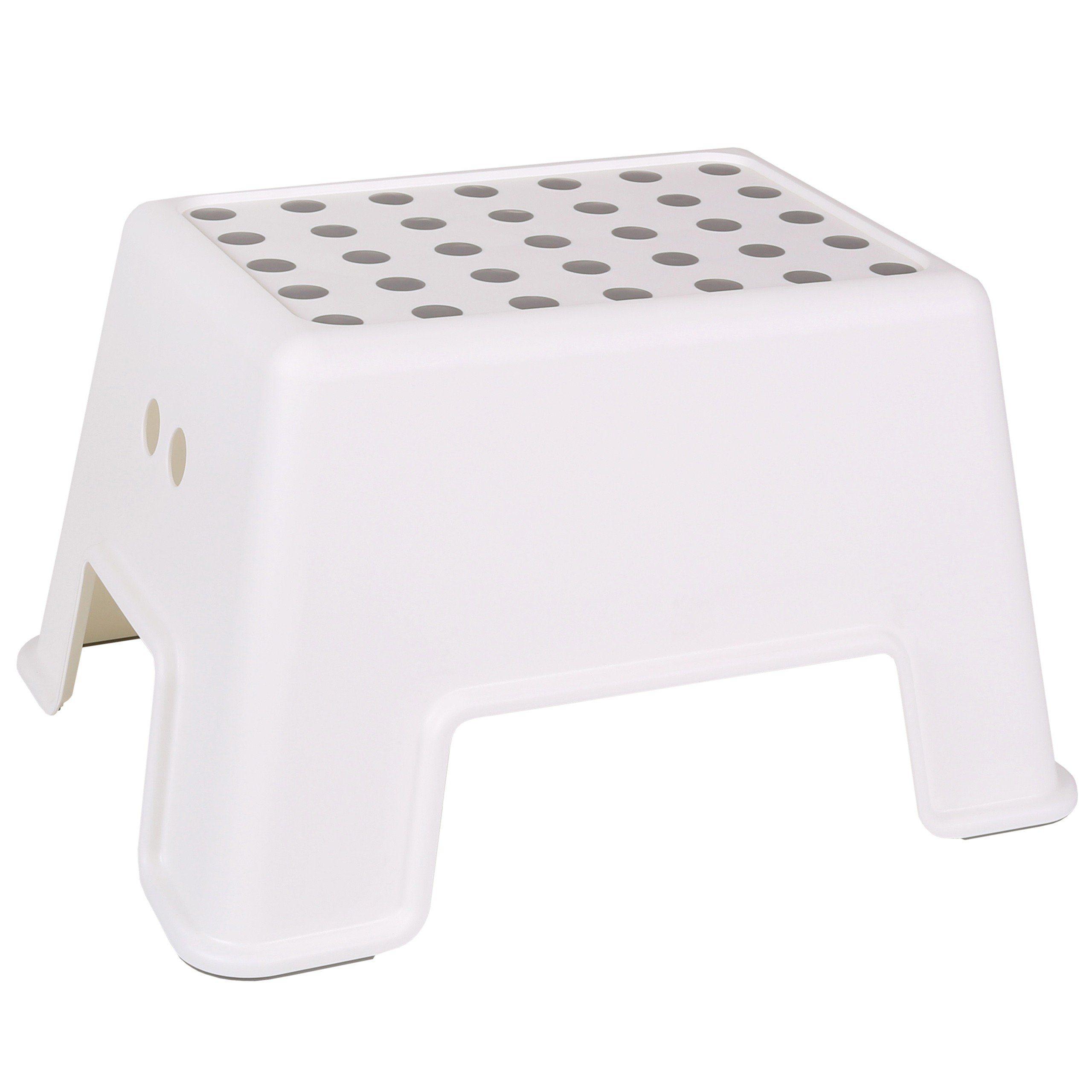 IKEA Tritthocker BOLMEN weißer rutschfester Kindertritt IKEA