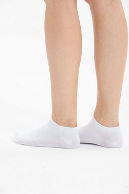 NERS Sneakersocken für Damen und Herren aus Baumwolle mit Bündchen (6-Paar, 6 Paar)
