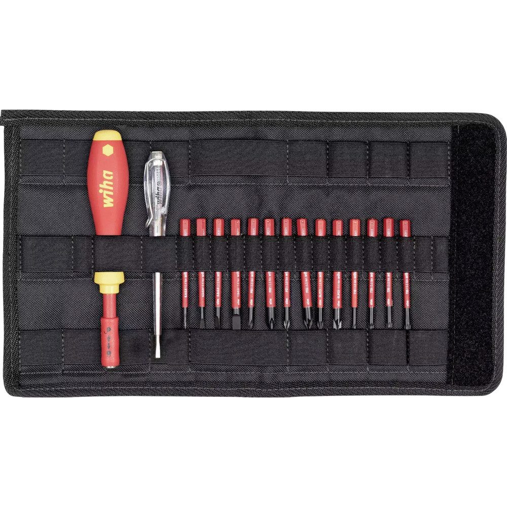 Wiha Schraubendreher Wiha VDE Wechselklingen-Set 16teilig Schlitz, Kreuzschlitz Phillips