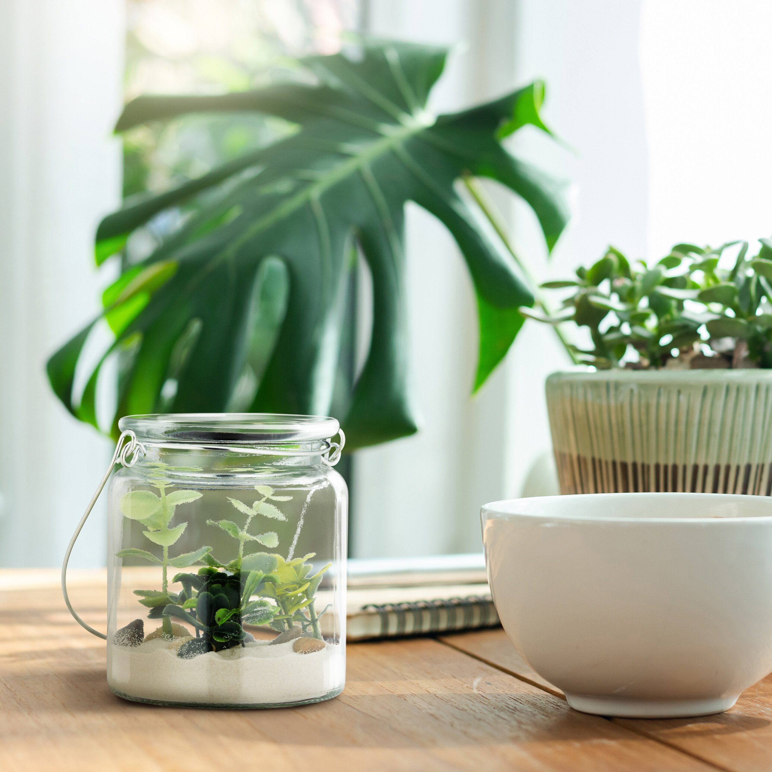 relaxdays Windlicht Glas 12er Set