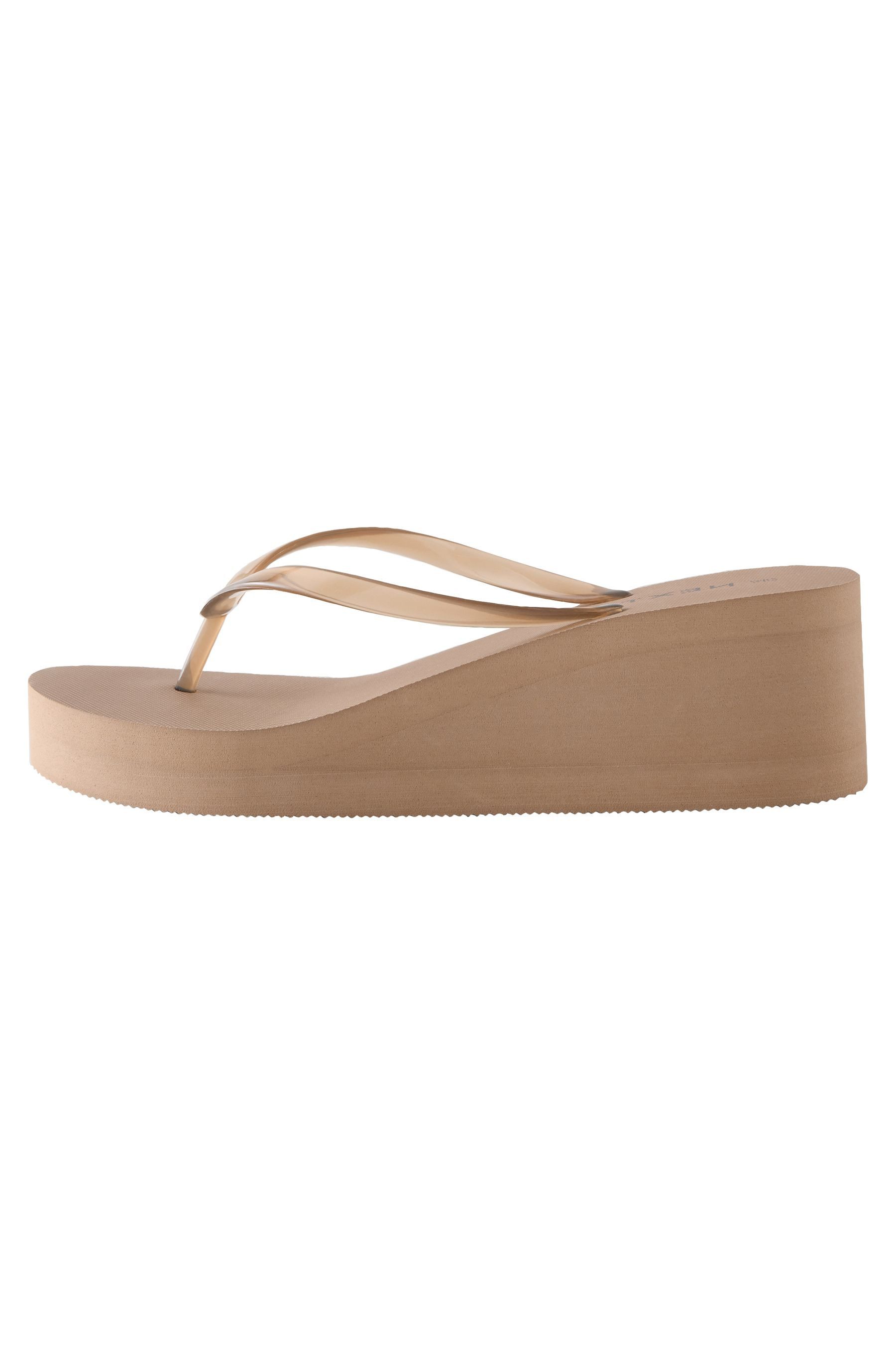 Next Zehentrenner mit Keilabsatz Keilsandalette