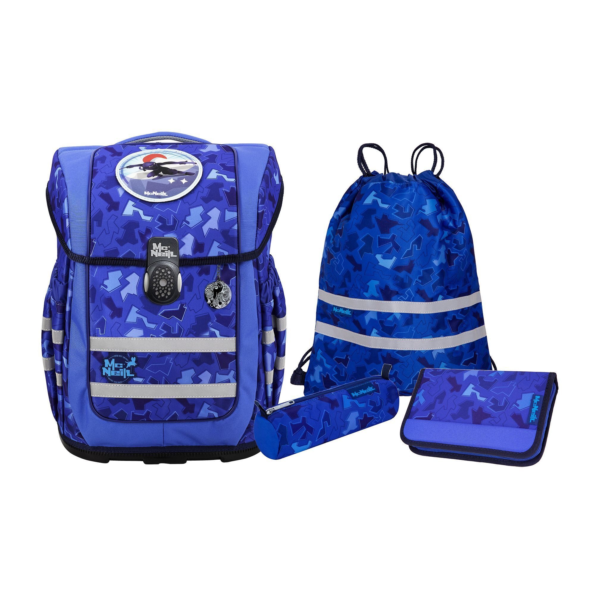 McNeill Schulranzen Ergo Compacto (5-tlg), Polyester