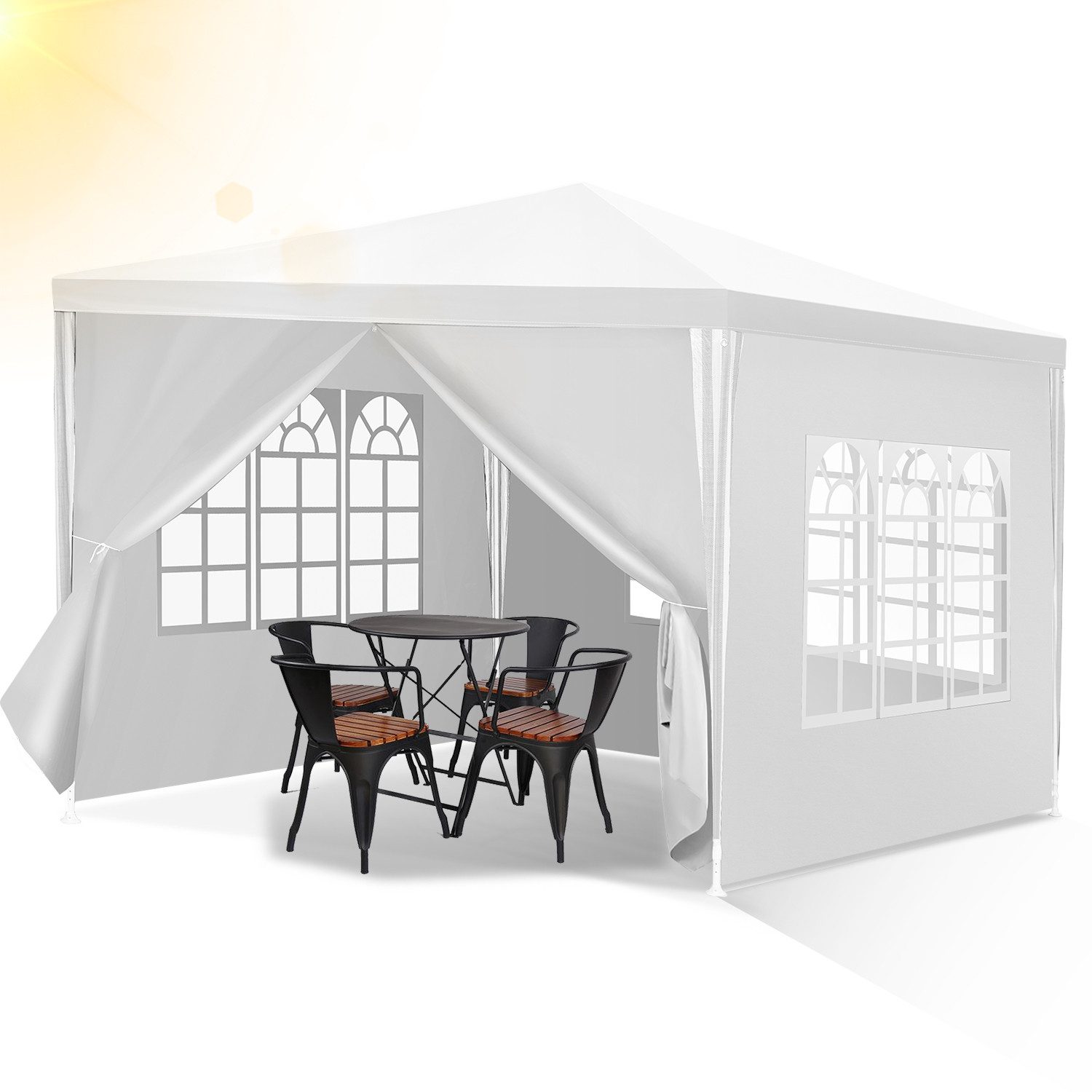 Clanmacy Pavillon Pavillon Garden Pavillon Wasserdicht günstig online kaufen
