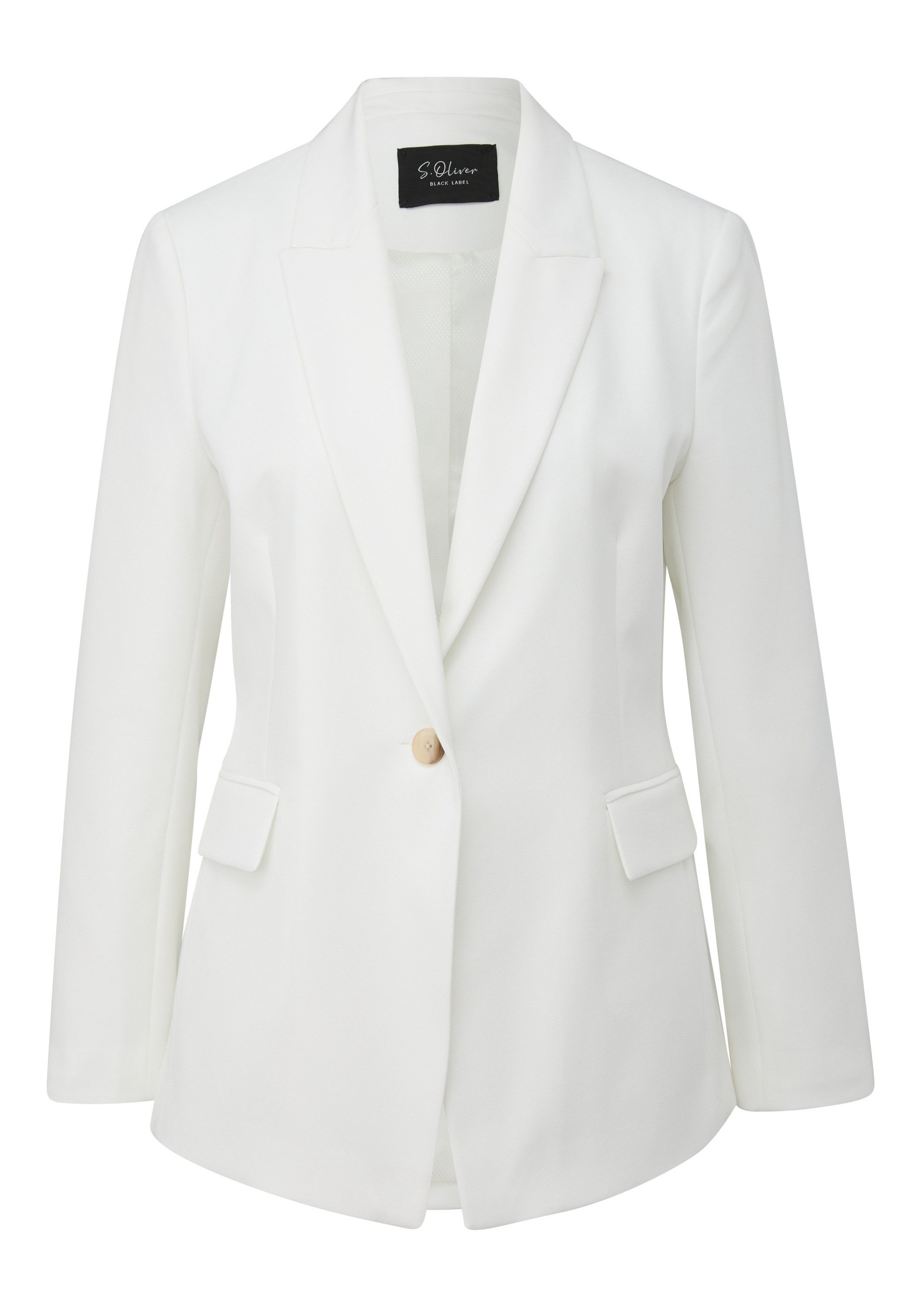 s.Oliver Jackenblazer Indoor-Blazer Eleganter Blazer aus Twill