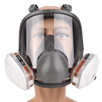 Beyamis Kopfschutz 16-in-1-Antiviren-Vollgesichts-Atemschutzmasken-Arbeitsschutz