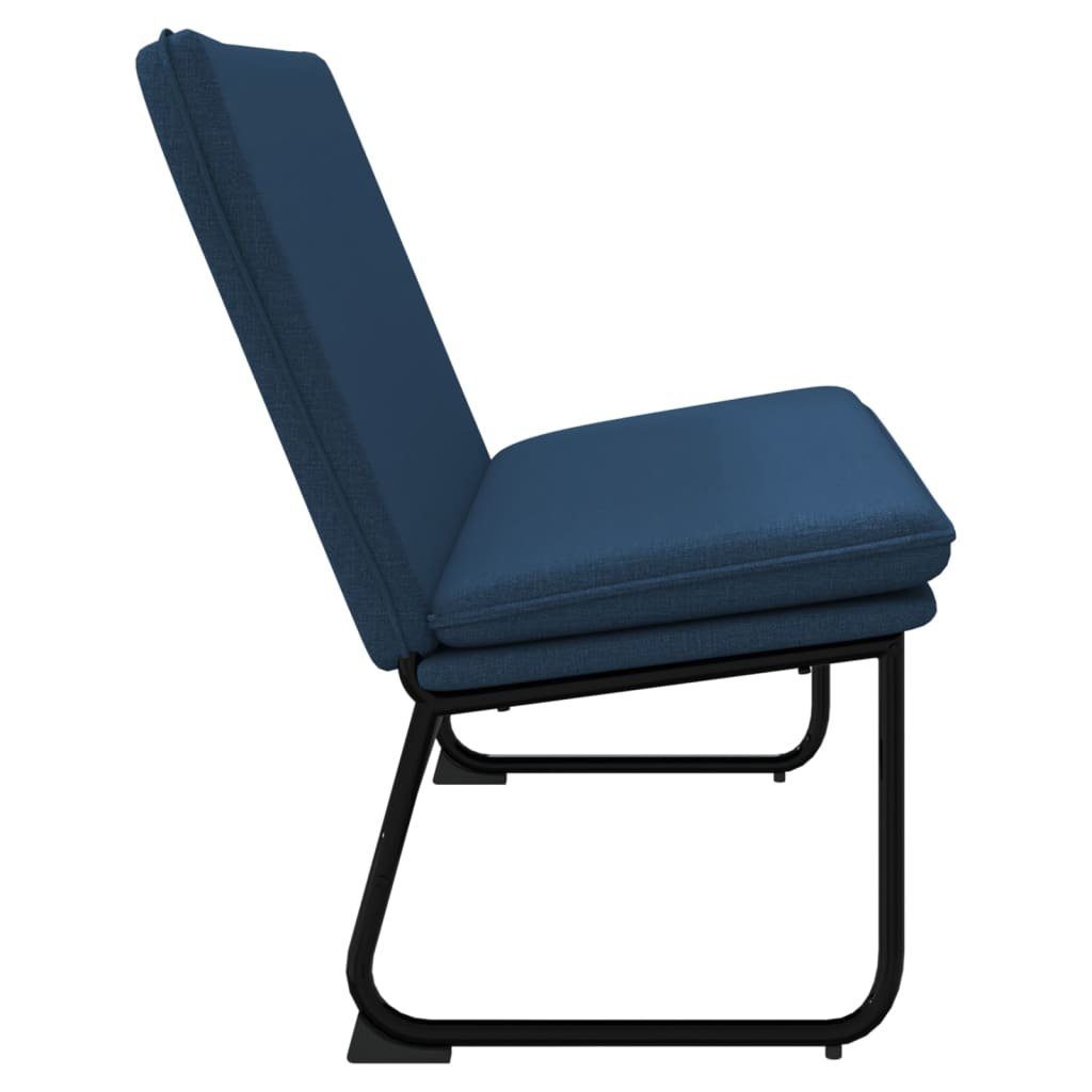 vidaXL Sitzbank Sitzbank Blau Blau | Blau Stoff 100x75x76 cm