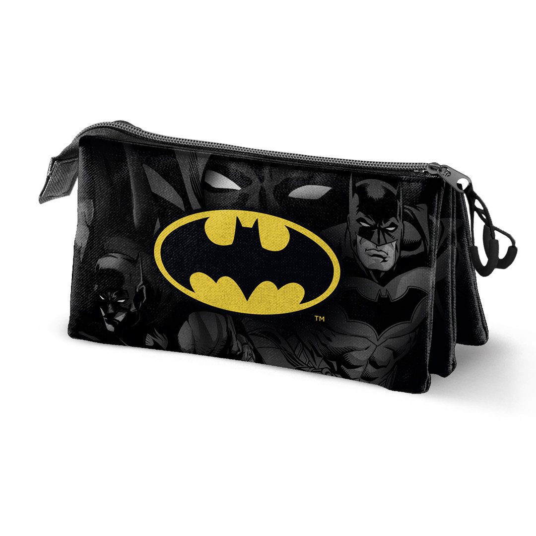 Karactermania Пеналы DC Batman Stiftemäppchen Schlampermäppchen Federtasche Mäppchen, 3 Fächer