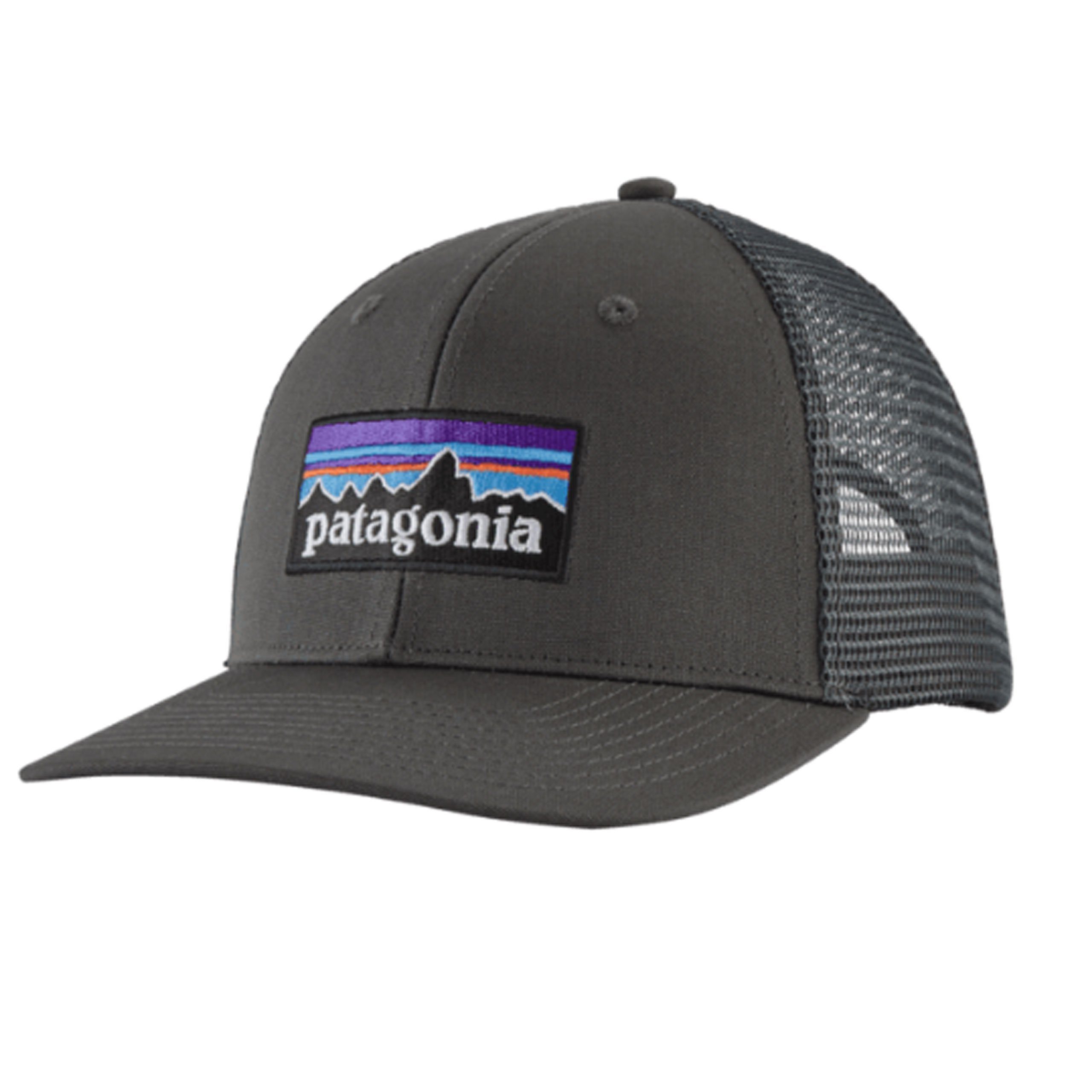 Patagonia grey Baseball luftdurchlässige forge Trucker Cap - P-6 Patagonia Hat Truckercap/Baseballkappe
