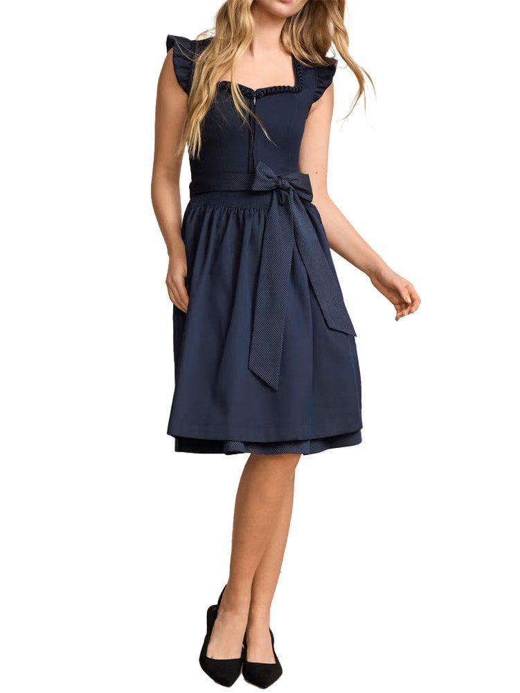 Krüger Madl Dirndl Dirndl Hayley 60cm Länge marine
