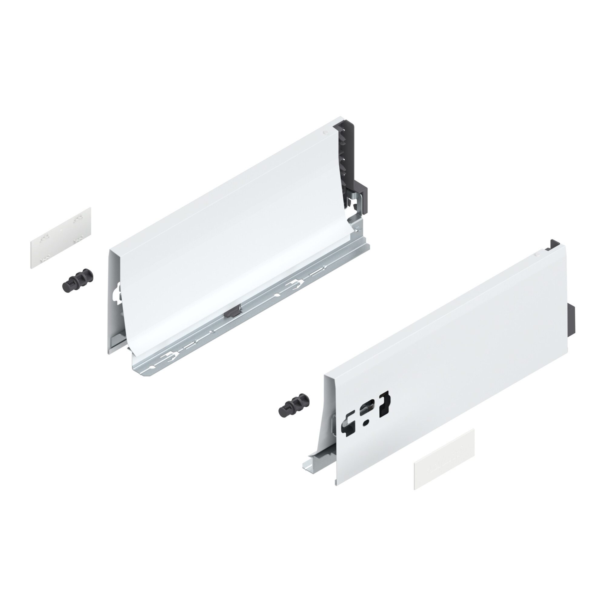 blum Teleskop-Vollauszug Blum TANDEMBOX Zarge, Höhe K 115 mm, NL 300 mm, links/rechts, für TAND