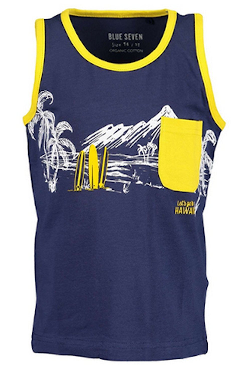 Blue Seven Muskelshirt Blue Seven Jungen Muskelshirt Tanktop Trägershirt T-Shirt Surfer blau (1-tlg)