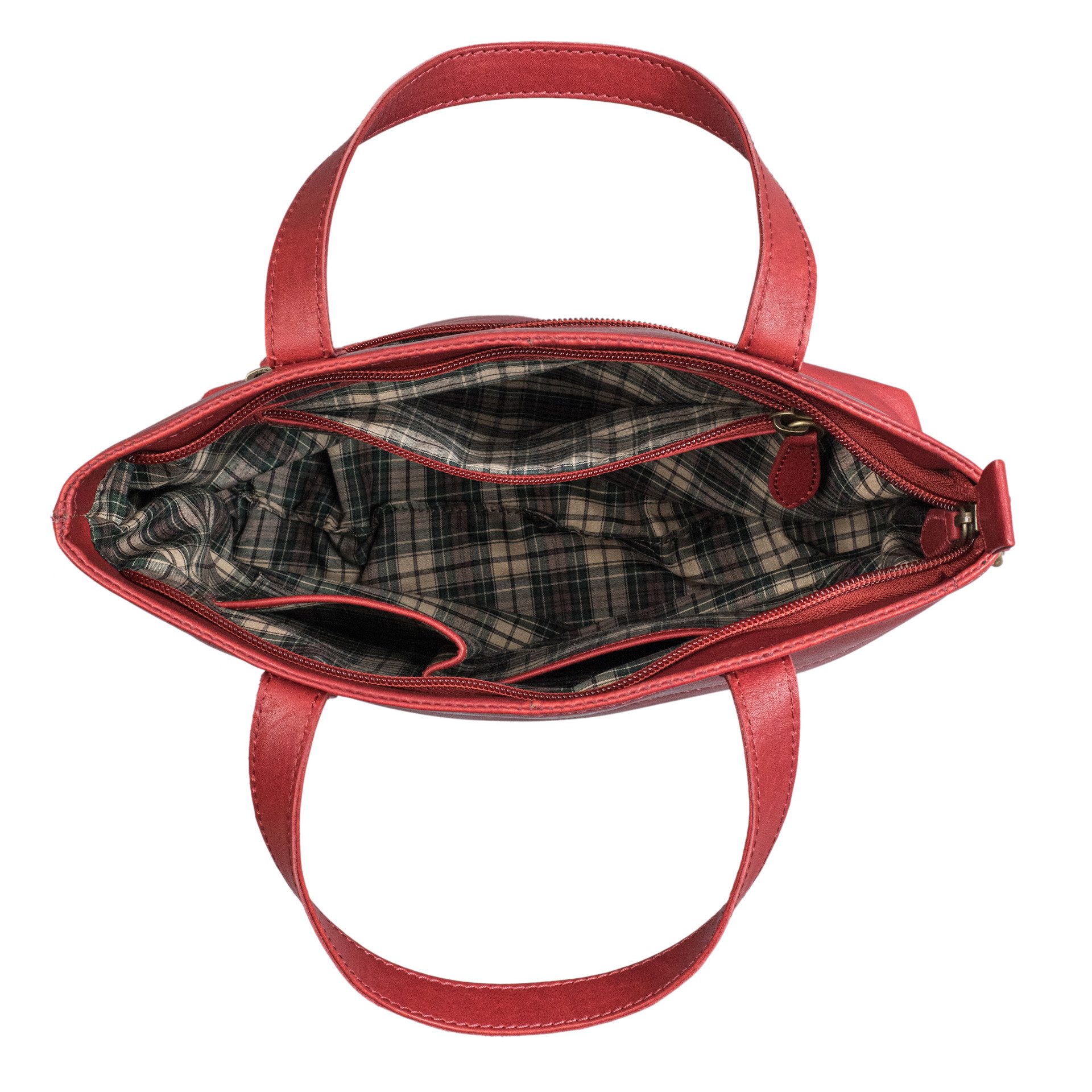 Benthill Shopper Damen Echt Leder Umhängetasche Große Schultertasche Vintage Handtasche, Schultergurt / Umhängegurt Reißverschlussfach