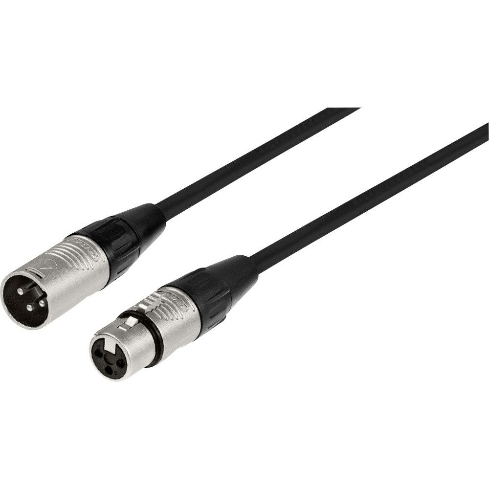 Monacor MECR-1000/SW XLR Kabel [1x XLR-Stecker - 1x XLR-Buchse] 10 m S Audio-Kabel
