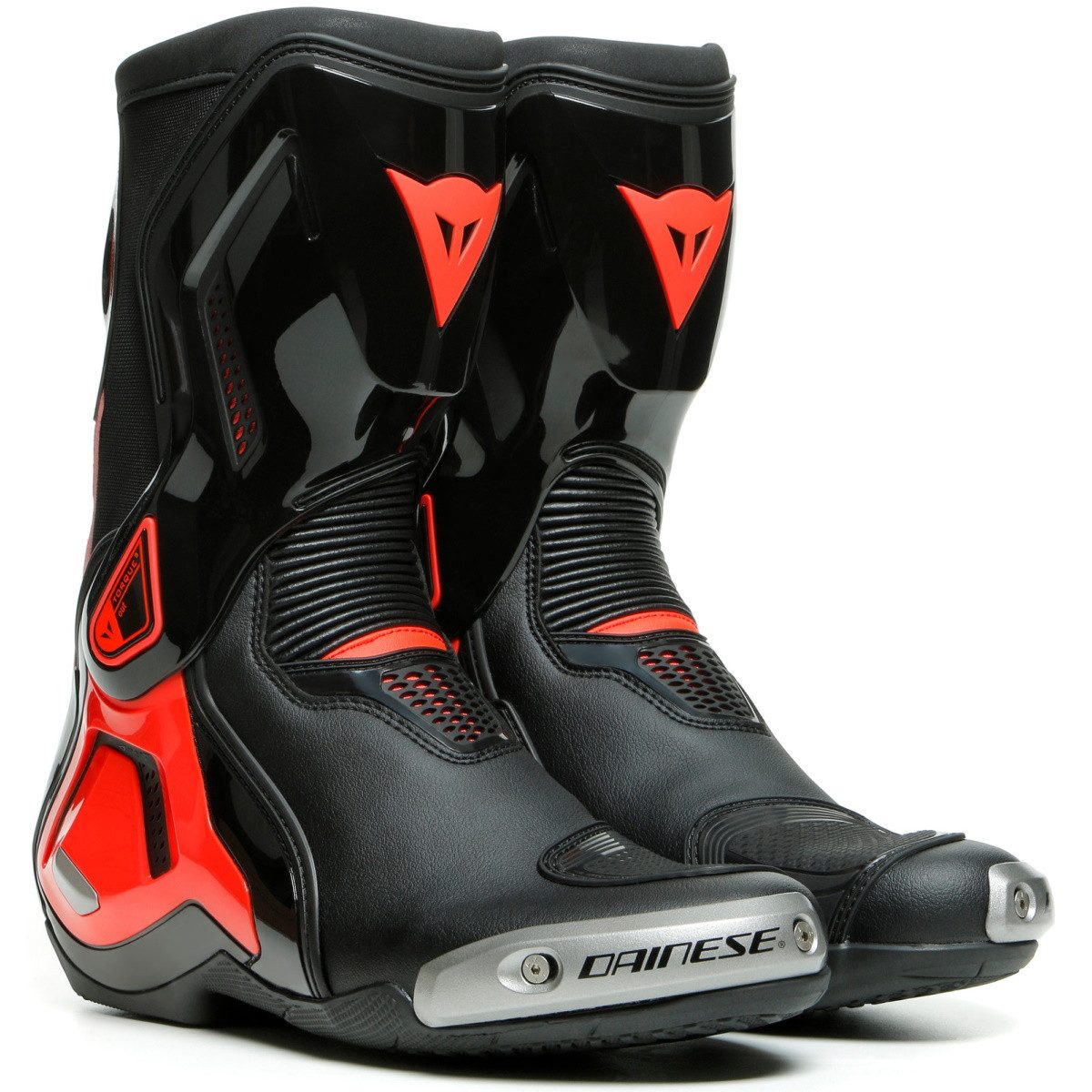 Dainese Dainese Torque 3 Out Motorradstiefel Herren schwarz / fluo-rot 39 Motorradstiefel (Packung, Antistatische und Öl- und Benzinfeste Sohle)