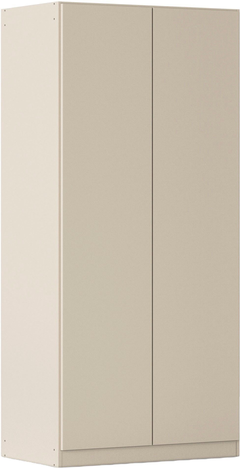 rauch Drehtürenschrank Kleiderschrank Schrank Garderobe Wäscheschrank COSTA Breite 91 cm (in 3 Ausstattungen BASIC/CLASSIC/PREMIUM) mit griffloser Front und Push-to-Open Funktion MADE IN GERMANY